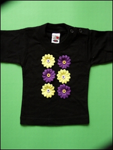 Zwart BloemenShirt