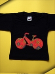 Zwart Shirt met Fiets